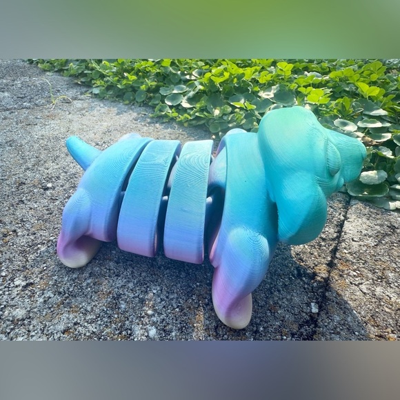 3D Printed Large Sausage Dog Model Figure Decoration 3D Animal Toy Birthday Gift - Picture 2 of 6